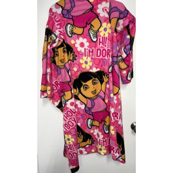 Dora The Explorer Floral Snuggie Youth - Picture 2 of 3